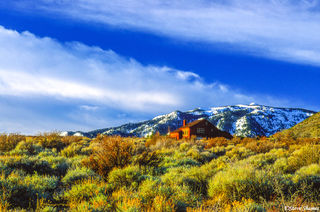 House by Mountains