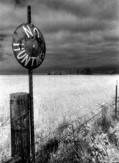 No hunting Sign