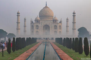 Taj Mahal Before Sunrise
