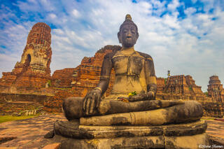 Thailand Buddha Ancient Ruins