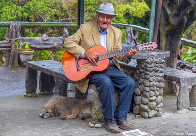 Ecuador Guitar Player