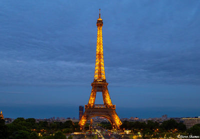 Eiffel Tower at Night