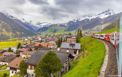 Glacier Express Swiss Alps