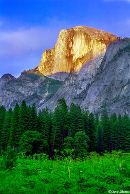 Half Dome Glowing
