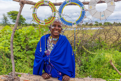 Happy Maasai Woman