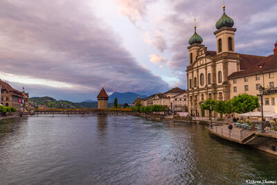 Luzern City at Sunset