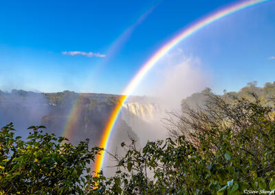 Rainbow Over Victoria Falls