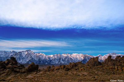 Sierras With Alabama Hills