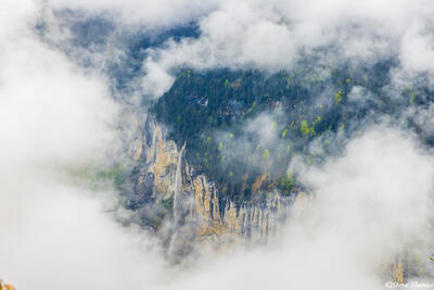 Wengen Hole in Clouds
