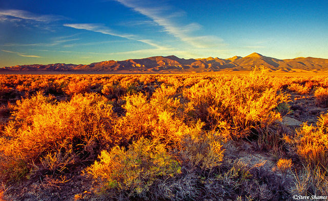 Baker Nevada After Sunrise print