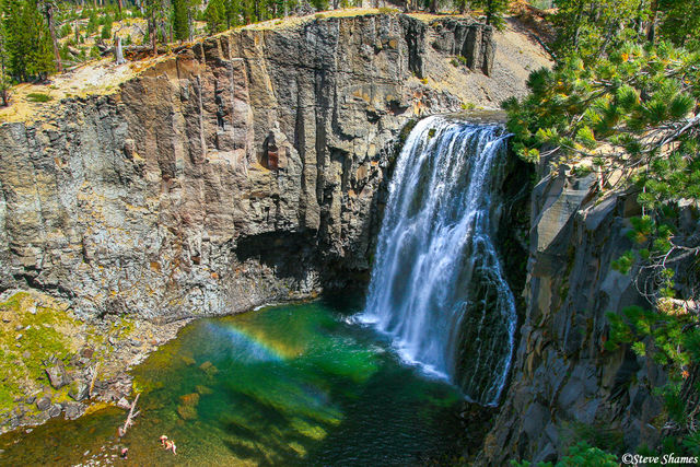 Devils Postpile Waterfall print