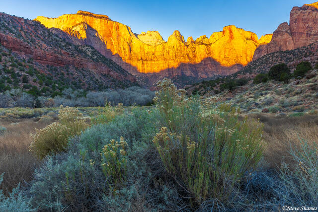 First Light at Zion print