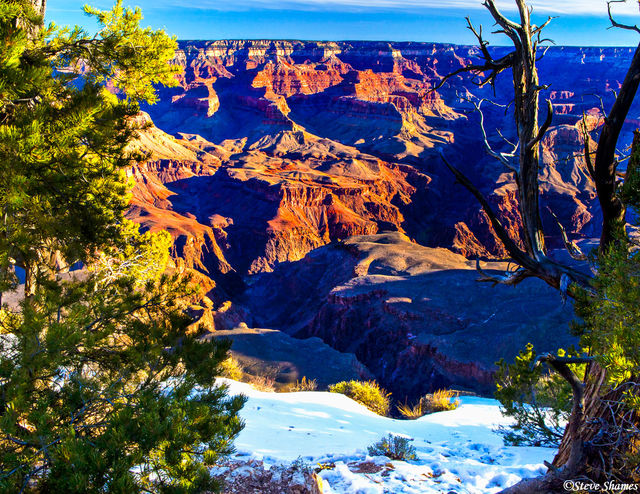 Grand Canyon Snow print