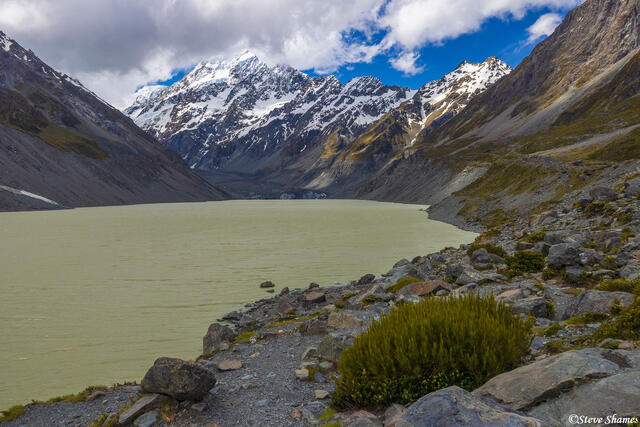 Hooker Lake New Zealand print