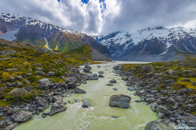 Hooker River Mt Cook print