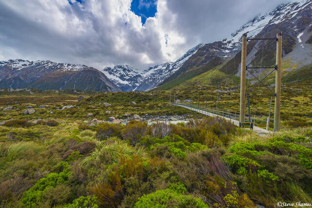 Hooker Valley Track Bridge print