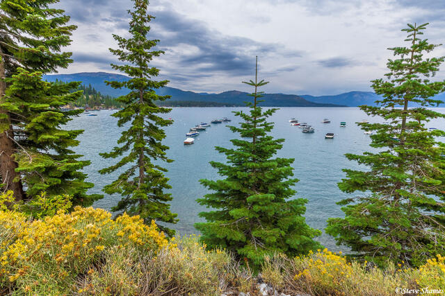 Lake Tahoe Boats print