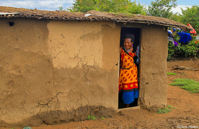 Maasai Hut print