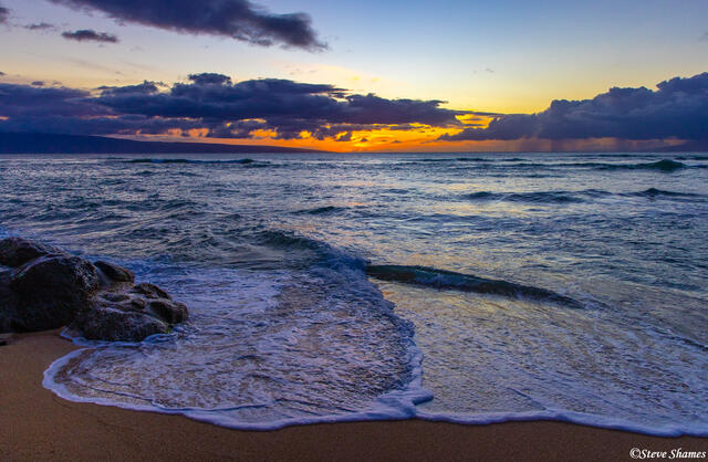 Maui Beach Sunset print