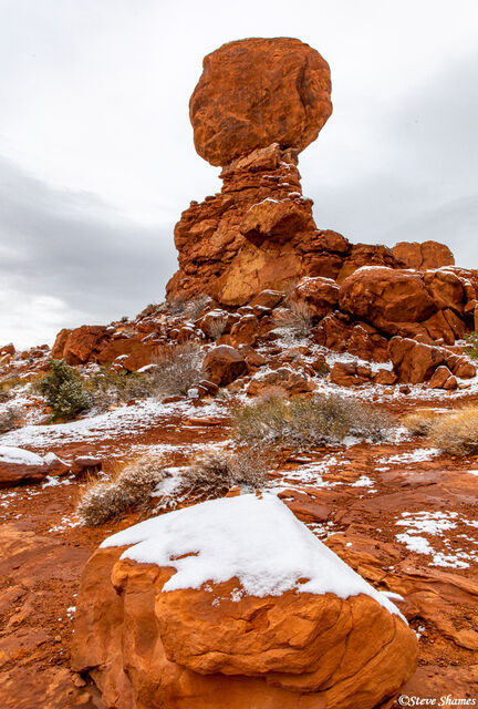 Mighty Balanced Rock print