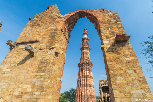 Qutub Minar Delhi India print