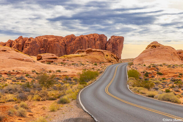 Road Through Valley of Fire print
