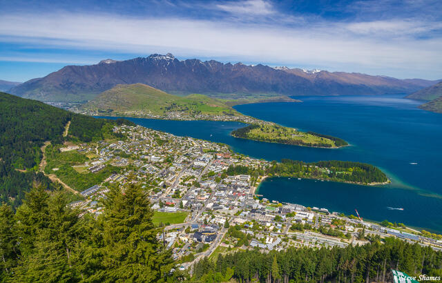 Skyline Queenstown View print