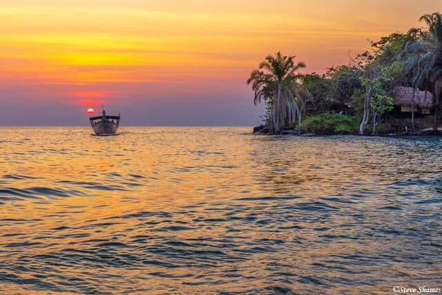 Tanganyika Sunset print