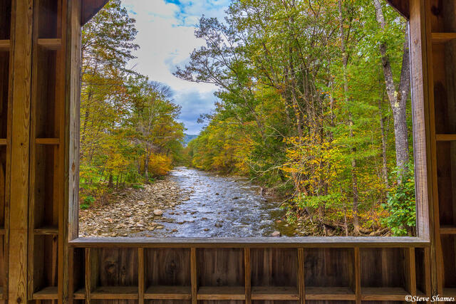 View From Covered Bridge print