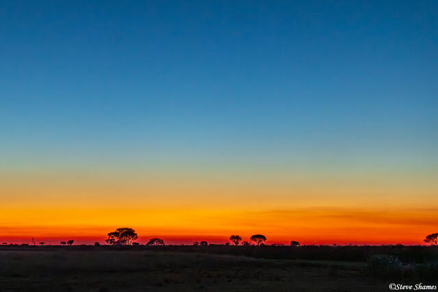 Zambia-Kafue National Park Sunset print