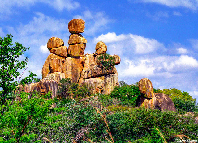 Zimbabwe Rock Formations print