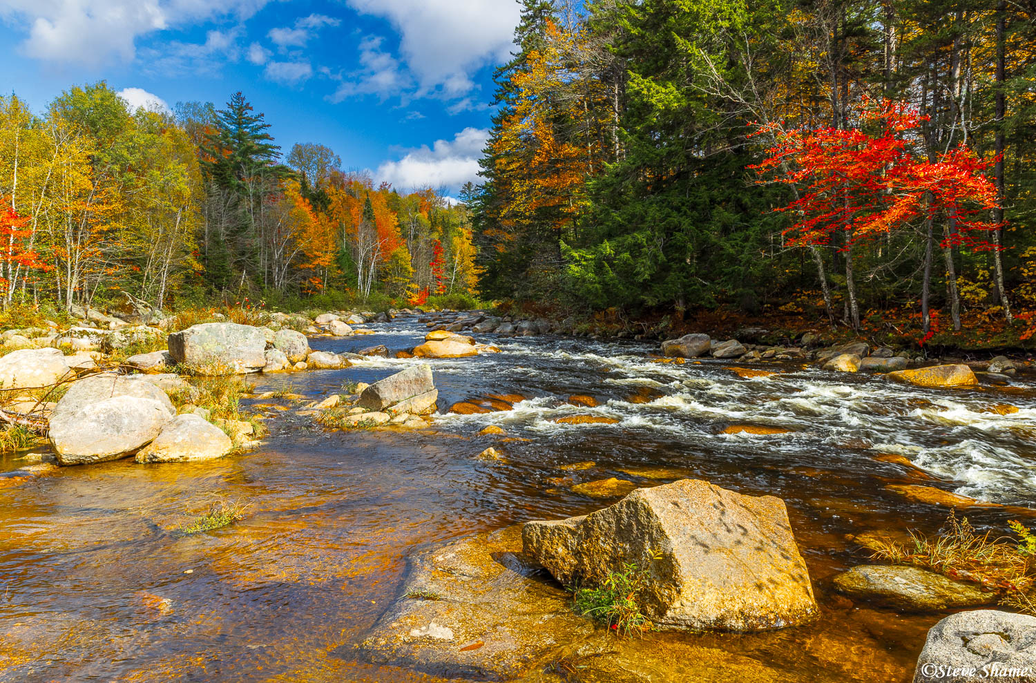 And here is the Ammonoosuc River, just north of Crawford Notch in New Hampshire.