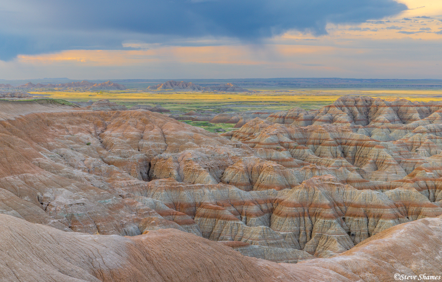 A nice mellow morning scene at a Badlands overlook