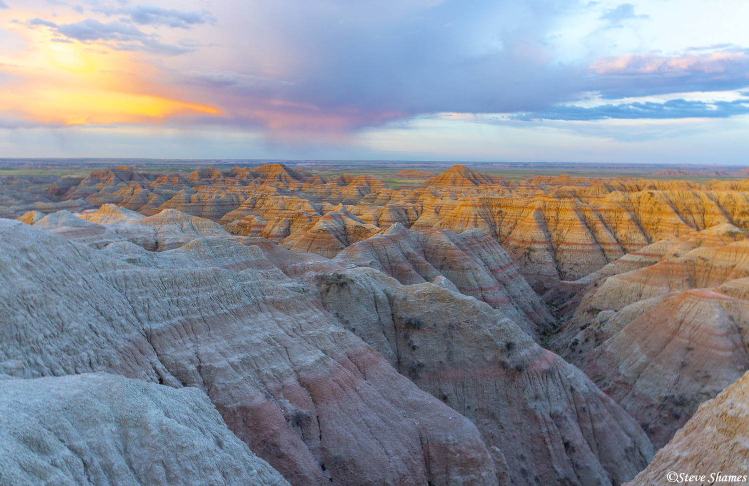 A scenic Badlands morning.