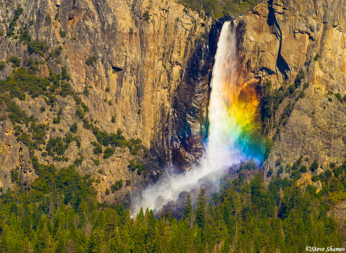 Bridalveil Falls from the tunnel view point.