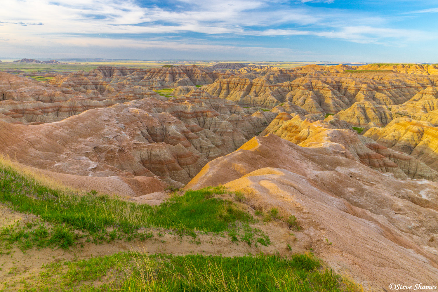 A view of the Badlands from Burns Basin Overlook.