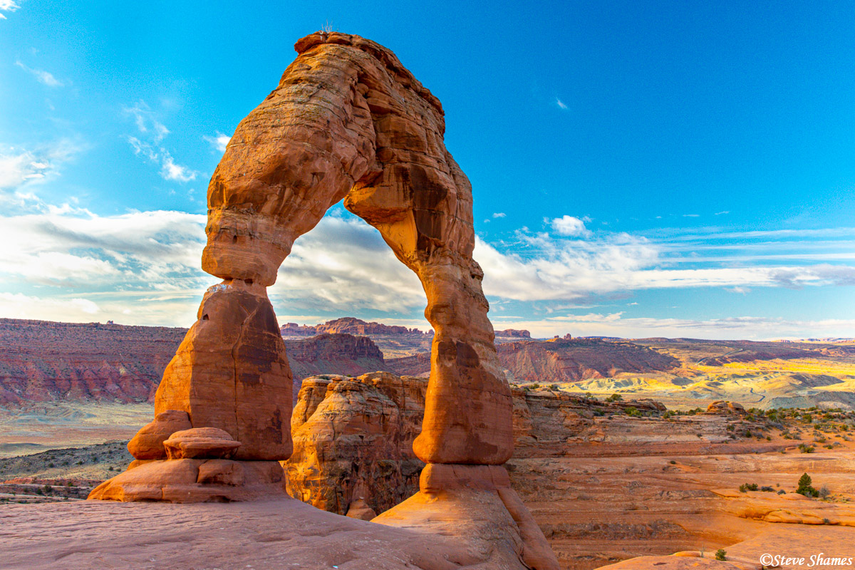 Here is the famous Delicate Arch, which you will see on the Utah license plates.