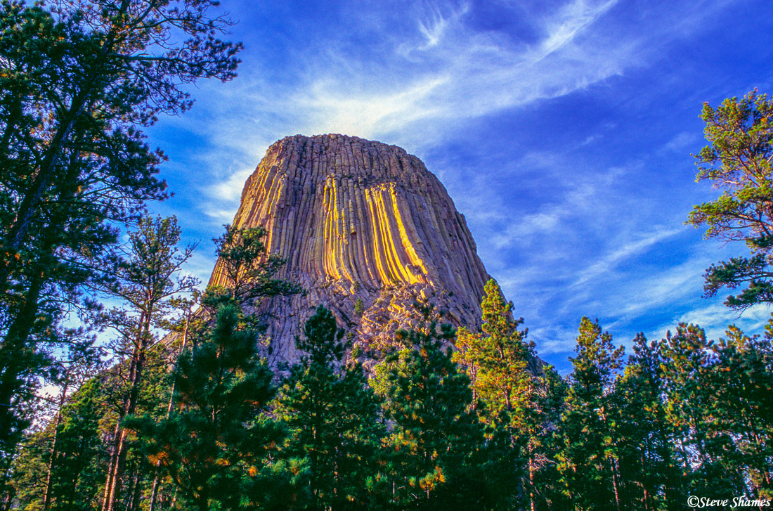 Here is Devils Tower. Teddy Roosevelt proclaimed this the first National Monument in 1906.&nbsp;