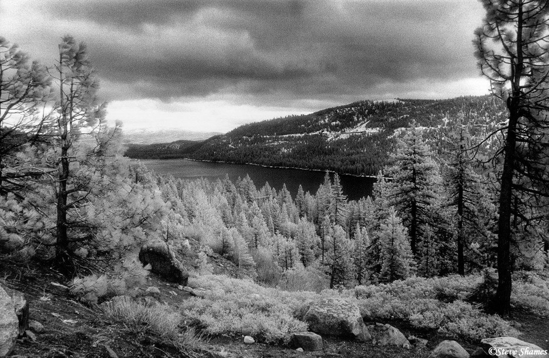 Nestled in the high Sierras - Donner Lake.