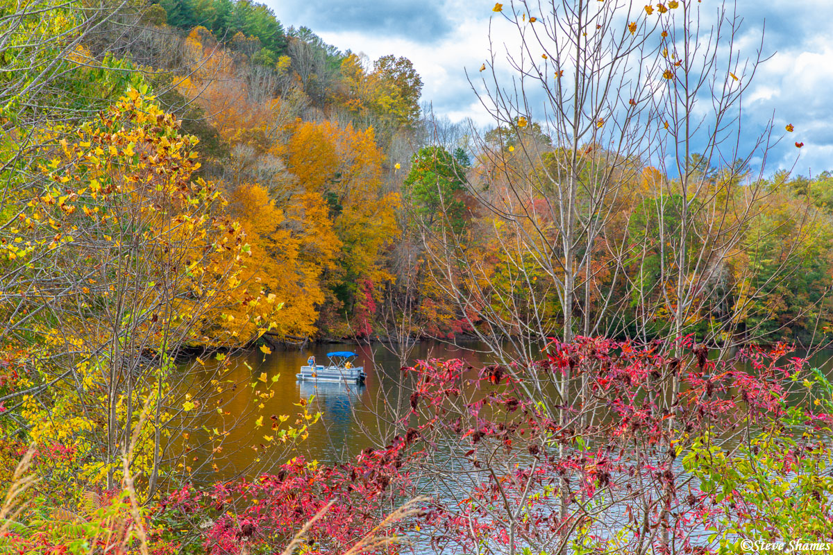A colorful scene in the North Georgia mountains.