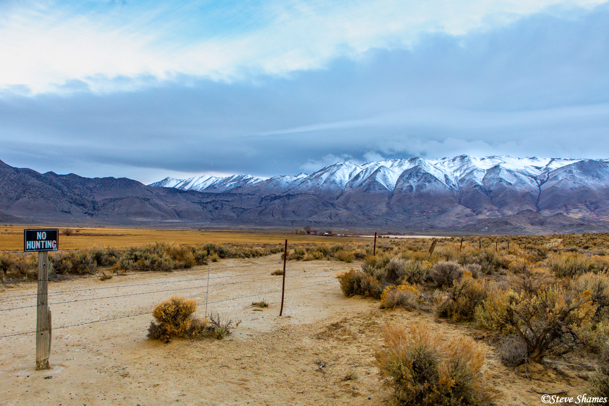 Granite Peak is the highest point in the Granite Range. This range is next to the Black Rock Desert.