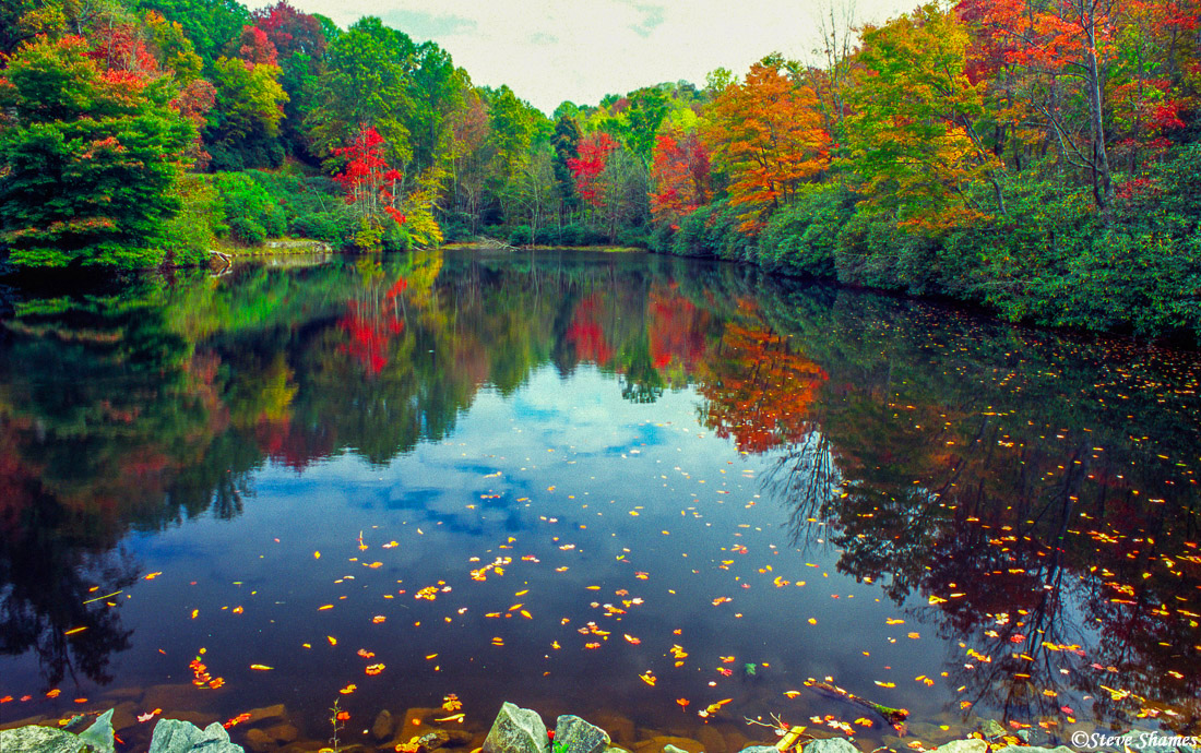 This is Price Lake, not too far from the town of Blowing Rock.