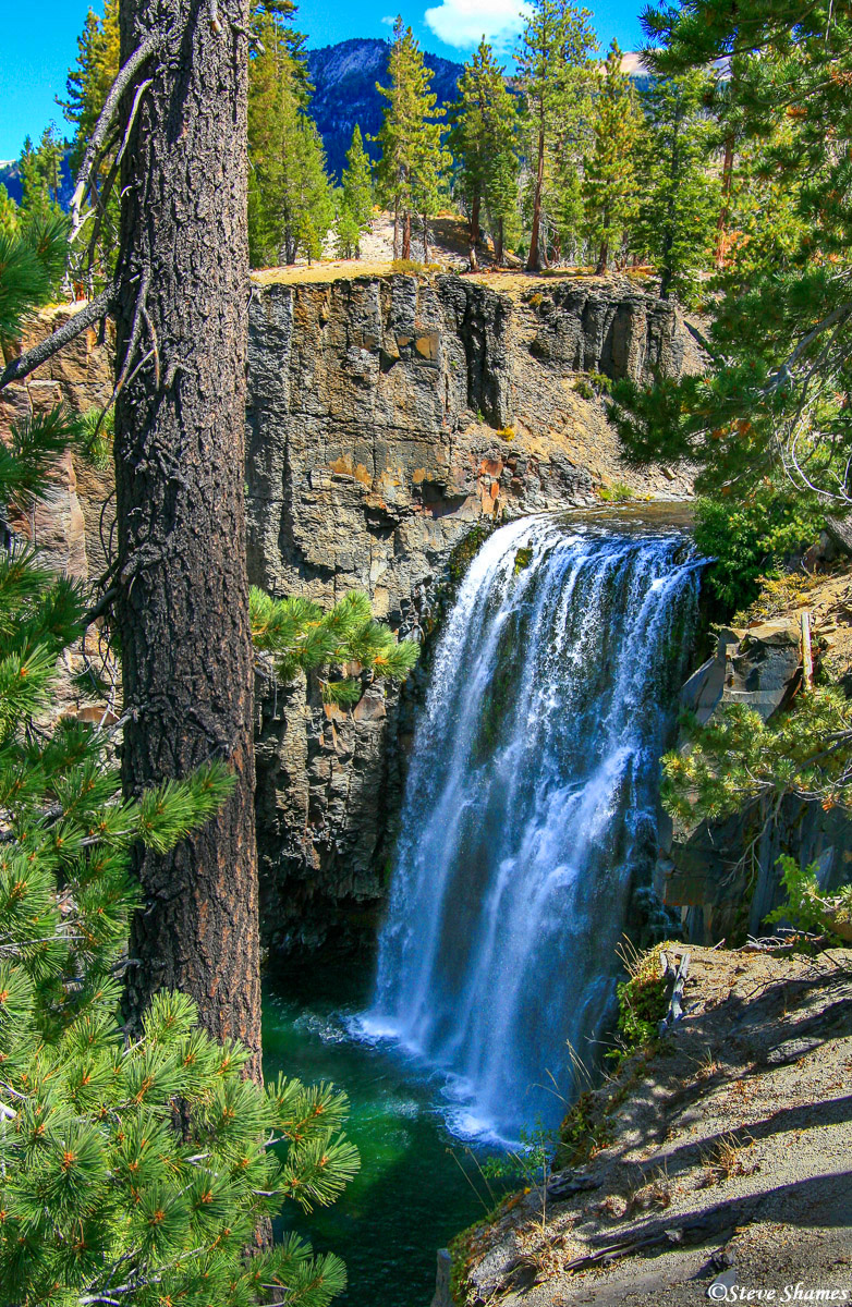 Hiking around Devils Postpile National Monument, leads to this great waterfall.