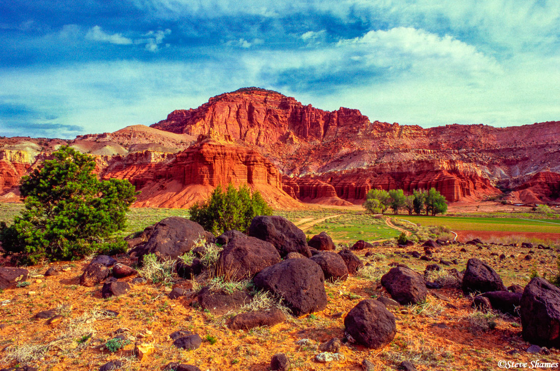 This is prime red rock country.
