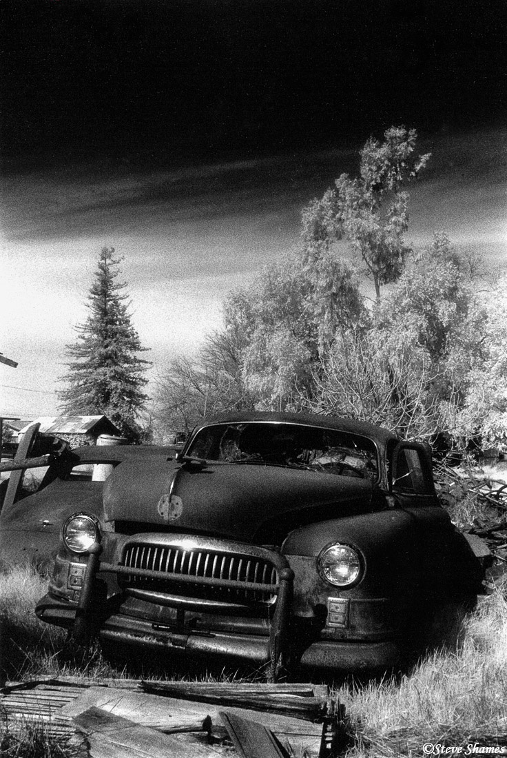 Nobody can part with their old junked cars around here