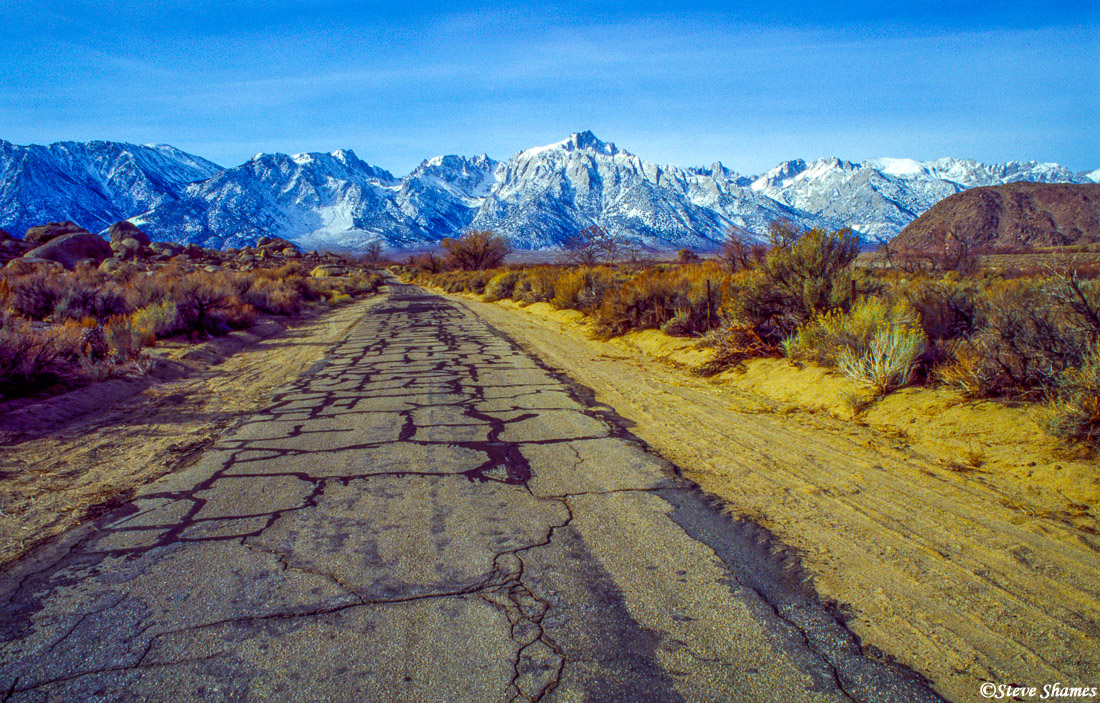 This is a road with a lot of character. A new road would be boring.