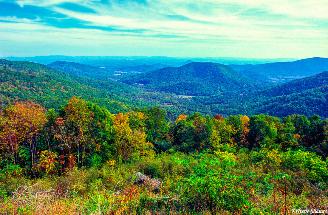 The view from Skyline Drive.