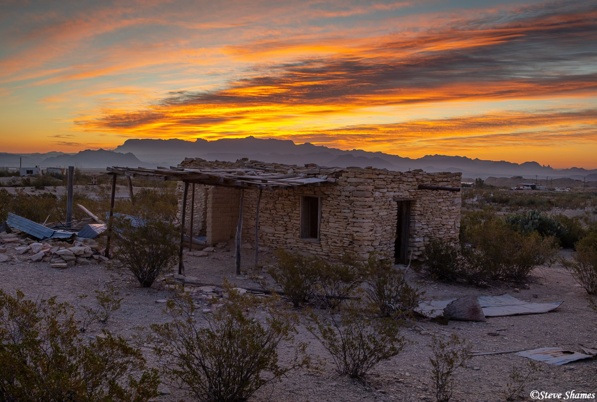 It's another Terlingua sunrise....
