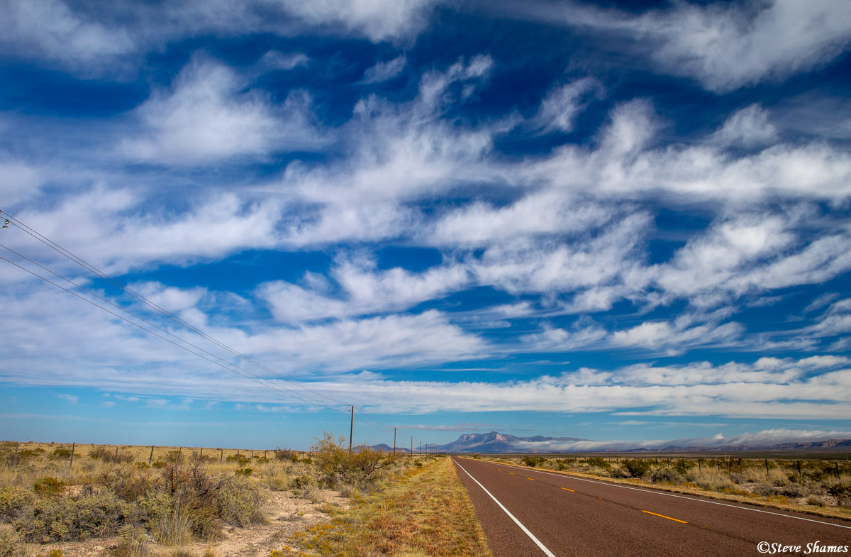 A West Texas highway.