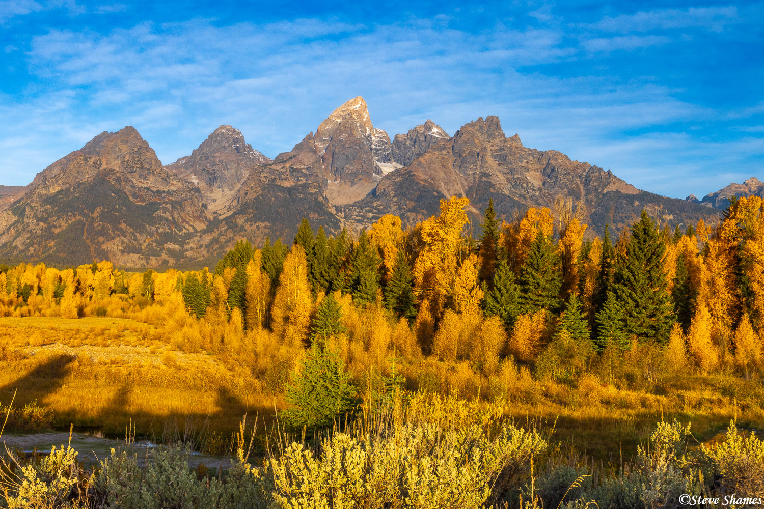 One of Americas iconic mountain ranges -- the Grand Tetons
